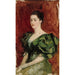 Reproduction of the painting Portrait of Mrs. Dagmar Dippell composition sketch - Albert Edelfelt