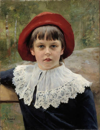 Albert Edelfelt - Portrait Of The Artists Sister Berta Edelfelt.webp