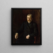 Portrait of Professor Carl Gustav Estlander - Albert Edelfelt — framed artwork on a wall