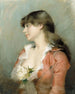 Profile of a Young Woman - Albert Edelfelt — artwork view