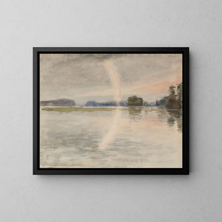 Landscape of Ranta - Albert Edelfelt — framed artwork on a wall
