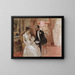 Scene at the Ball - Albert Edelfelt — framed artwork on a wall