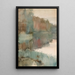 Rivage à Haikko en automne Paysage d'automne - Albert Edelfelt — framed artwork on a wall
