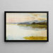 Rivage en soirée Paysage du soir - Albert Edelfelt — framed artwork on a wall