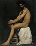 a seated man - Albert Edelfelt — artwork view