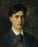 Self-portrait Painting - Albert Edelfelt — artwork view