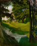 La villa d'été des artistes à Haikko vue de la mer - Albert Edelfelt — artwork view