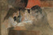 Les enfants de la famille Brandt à la lampe - Albert Edelfelt — artwork view