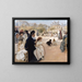 Les jardins du Luxembourg, Paris, 1887 - Albert Edelfelt — framed artwork on a wall