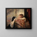 La Parisienne Virginie - Albert Edelfelt — framed artwork on a wall
