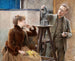 The Sculptor Ville Vallgren and His Wife - Albert Edelfelt — artwork view