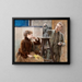 The Sculptor Ville Vallgren and His Wife - Albert Edelfelt — framed artwork on a wall