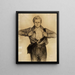The wounded soldier from the Döbeln at Jutas poem - Albert Edelfelt — framed artwork on a wall