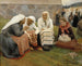 Women in front of the church of Ruokolahti - Albert Edelfelt — artwork view