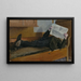 The artist's father reading a newspaper - Albert Engström — framed artwork on a wall