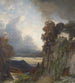 Nighttime Atmosphere on the Rhine - Albert Flamm — artwork view