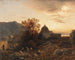 Atmosphère du soir sur la côte italienne avec des figures dansantes - Albert Flamm — artwork view