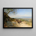 Return of the Field Workers - Albert Flamm — framed artwork on a wall