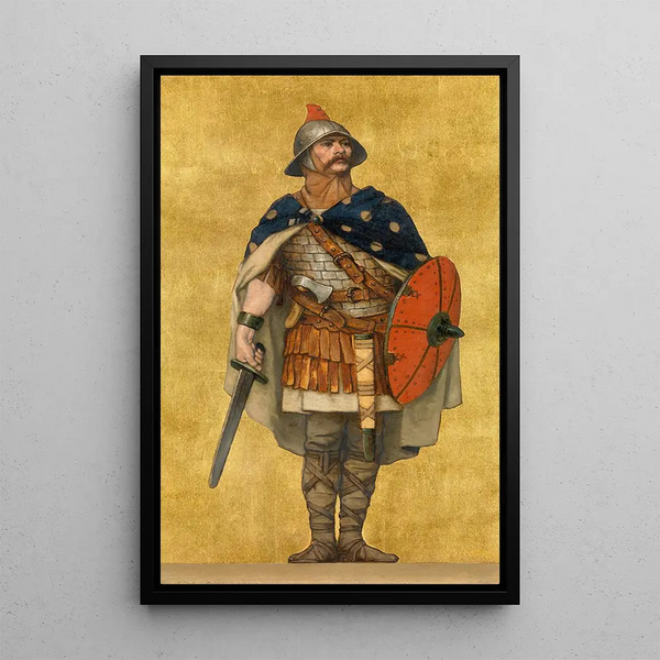Baudouin I of Flanders - Albert Frans Lieven De Vriendt — framed artwork on a wall
