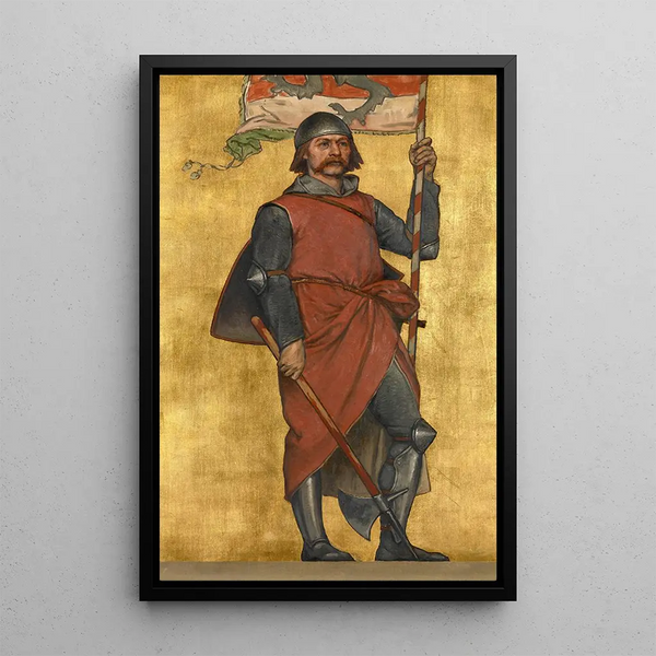 Jan Breydel - Albert Frans Lieven De Vriendt — framed artwork on a wall