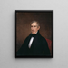 William Henry Harrison - Albert Gallatin Hoit — framed artwork on a wall