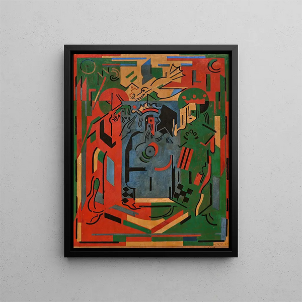 at the Palace - Albert Gleizes — framed artwork on a wall