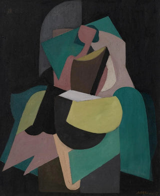 Woman sitting - Albert Gleizes — artwork view