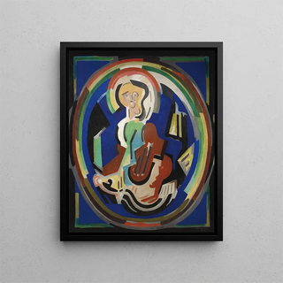 Figure en gloire - Albert Gleizes — framed artwork on a wall