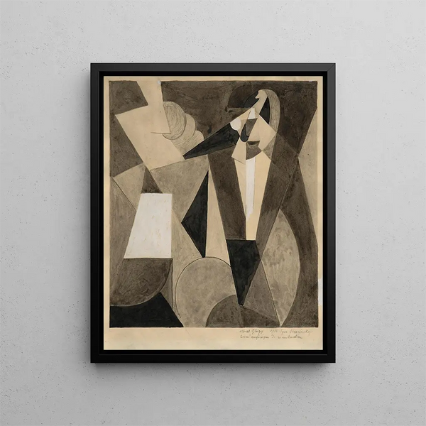 Igor Stravinsky - Albert Gleizes — framed artwork on a wall