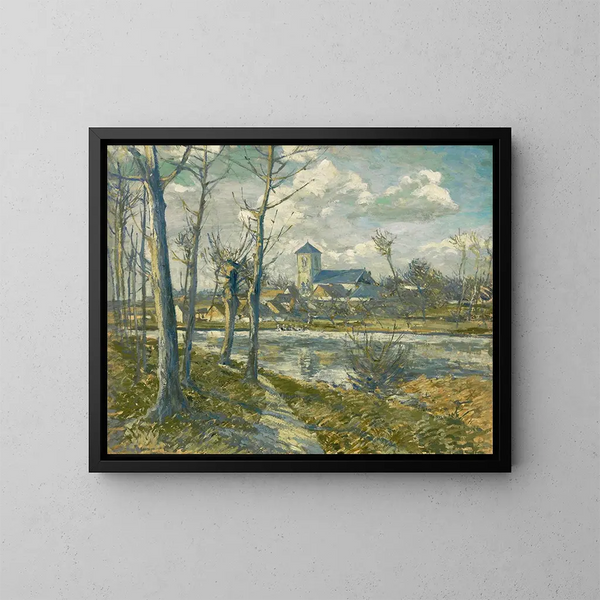 Landscape of Picardy - Albert Gleizes — framed artwork on a wall