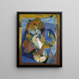 Vaudeville - Albert Gleizes — framed artwork on a wall
