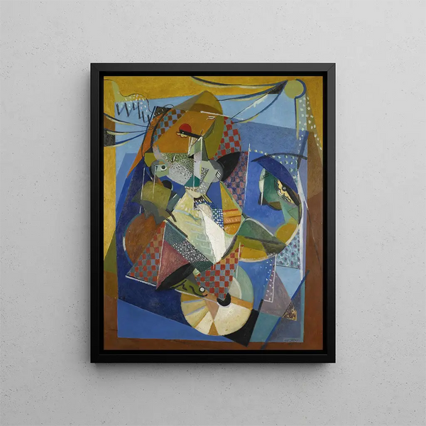 Vaudeville - Albert Gleizes — framed artwork on a wall