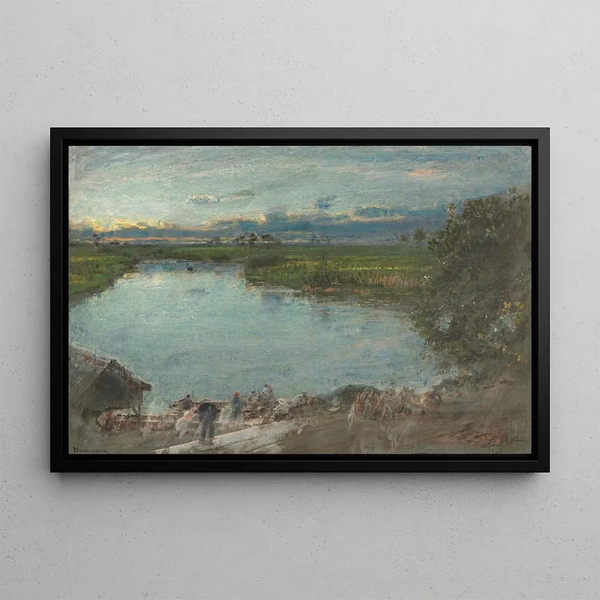 Demerara, Guyana - Albert Goodwin — framed artwork on a wall