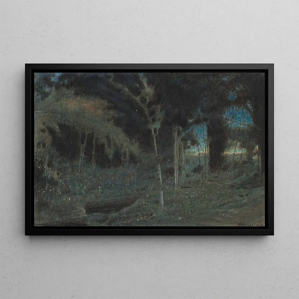 Luciole à Trinidad - Albert Goodwin — framed artwork on a wall