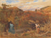 The Prince Camaralzaman Observing the Talisman Thief - Albert Goodwin — artwork view