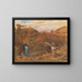 The Prince Camaralzaman Observing the Talisman Thief - Albert Goodwin — framed artwork on a wall