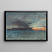 Saint Vincent at Dawn - Albert Goodwin — framed artwork on a wall