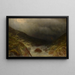 Storm in the Sefinen Valley near Lauterbrunnen - Albert Gos — framed artwork on a wall