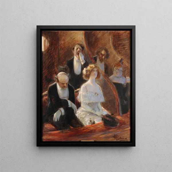 Music scholarly - Albert Guillaume — framed artwork on a wall