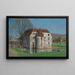 View of Reichenstein Castle near Inzlingen - Albert Hermann Daur — framed artwork on a wall