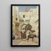 Reproduction of the painting A gathering outside the city walls - Albert Joseph Franke
