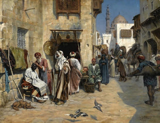The hairdresser's - Albert Joseph Franke — artwork view