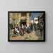 The hairdresser's - Albert Joseph Franke — framed artwork on a wall