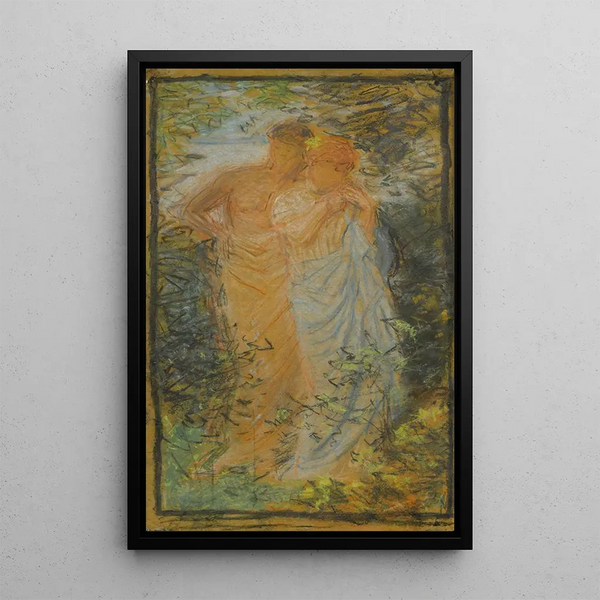 Love Painting - Albert Joseph Moore — framed artwork on a wall