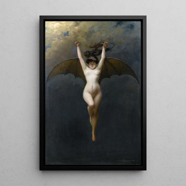 Reproduction of the painting The Bald Bat Woman - Albert Joseph Pénot