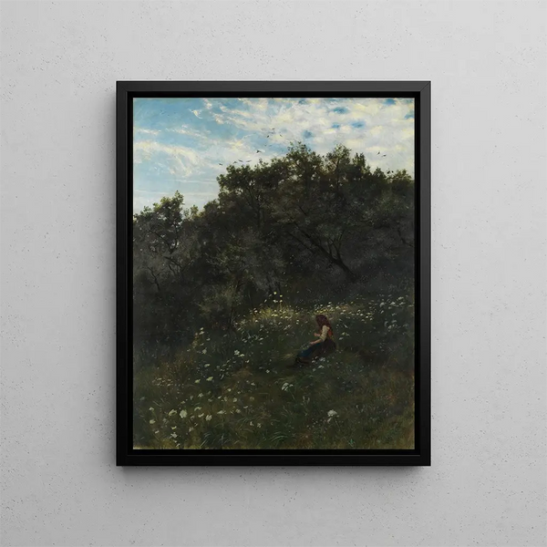 Wiesenhang - Albert Lang — framed artwork on a wall