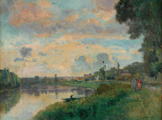 Bords de Seine aux environs de Rouen - Albert Lebourg — artwork view