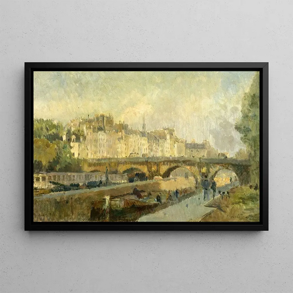 Le Pont Neuf - Albert Lebourg — framed artwork on a wall