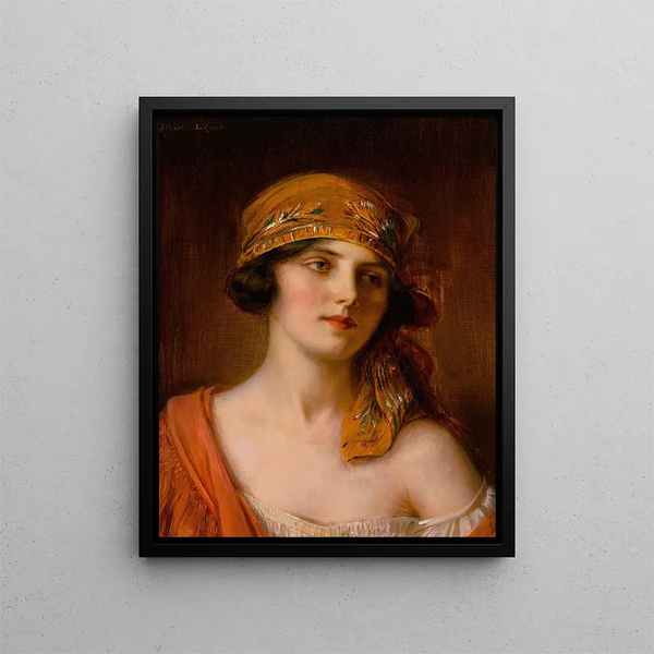 Une beauté à la mode - Albert Lynch — framed artwork on a wall