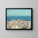 Algiers, view of the city and port - Albert Marquet — framed artwork on a wall